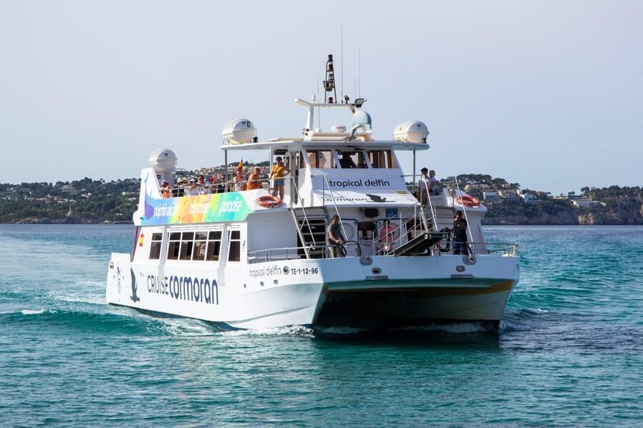Mallorca: 2-Hour Coastline & Malgrat Islands Catamaran Tour - Sunbathing, music, and the onboard bar