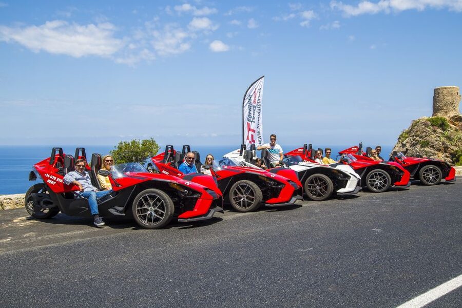 Mallorca: Formula Car Tour - Starting in Paguera and heading toward Malgratz