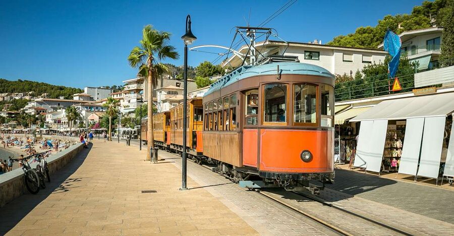 Mallorca: Island Trip by Train, Tramway, and Boat - The 1912 wooden train through Serra de Tramuntana