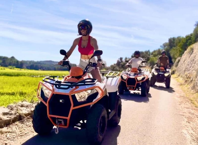 Mallorca: Quad Bike Tour, Snorkeling, and Cliff Jumping - The climb toward Randa Mountain