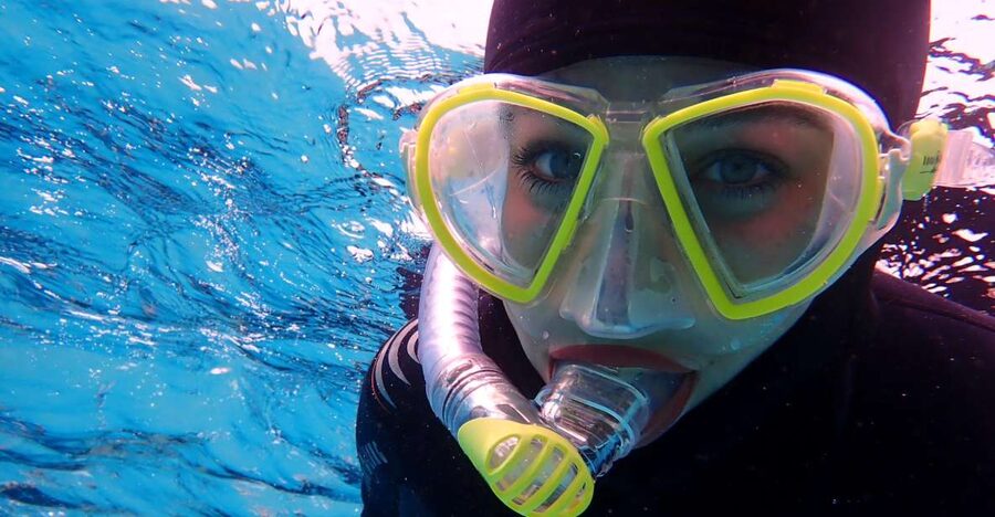 Mallorca: Snorkeling in a Beautiful Nature Reserve - Entering the water for the first time