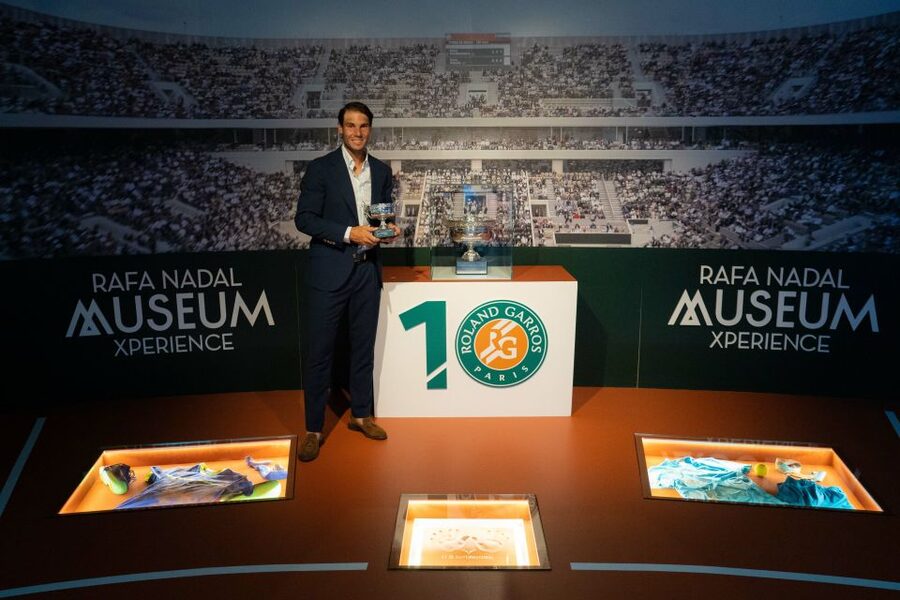 Manacor: Rafa Nadal Exhibition Entry Ticket - Trophies that explain the scale of Nadal’s career