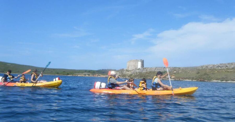 Menorca: Half-Day Kayak Excursion in Fornells - Paddling toward Cala Blanca and the sea caves