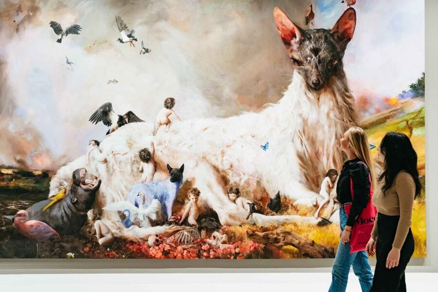 Moco Museum Barcelona Banksy & More - The audio guide and wall information