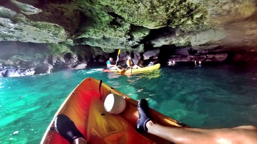 Mogán: Guided Kayak to Caves and Snorkeling Tour - What the $77 price includes