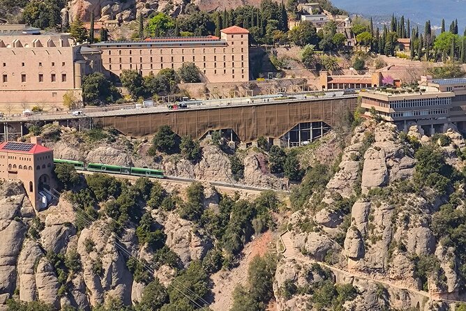 Montserrat Tour by Train with Cable Car and Cogwheel - Cable car views and the return to Barcelona