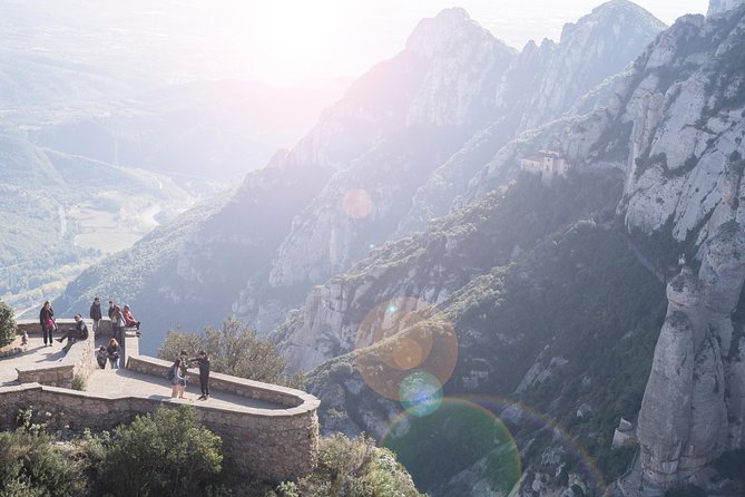 Montserrat with Cog-Wheel Train & Black Madonna Priority Access - Entering the monastery and basilica