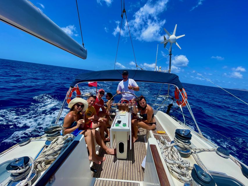 Morro Jable: Sailing Boat Excursion with Food and Drinks - Canarian food served onboard