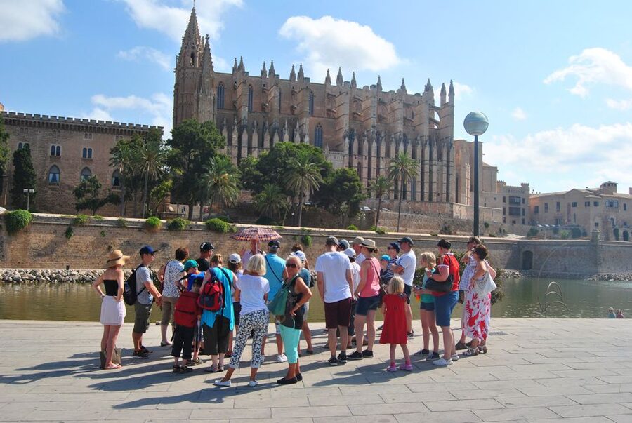 Palma de Mallorca: City Walking Tour with The Cathedral - S’Hort del Rei and Palma’s royal setting