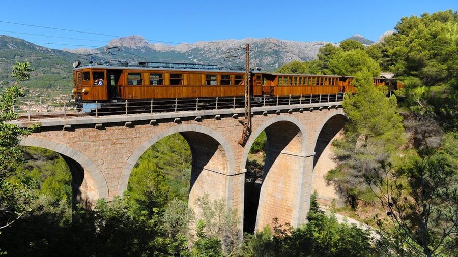 Palma: Tramuntana Full-Day Tour with Sóller Train and Lunch - Crossing the Tramuntana road by eight-seat minibus