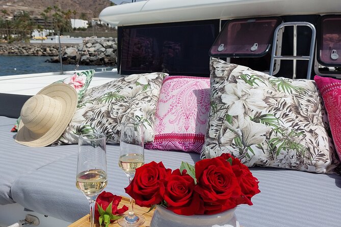 Private 4 hour Catamaran cruise in south coast of Gran Canaria - Tapas lunch, snacks, and drinks on board
