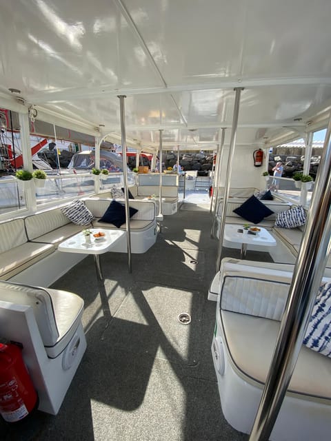 Puerto de Mogan: Boat and Snorkeling Trip - A small boat atmosphere with room to relax