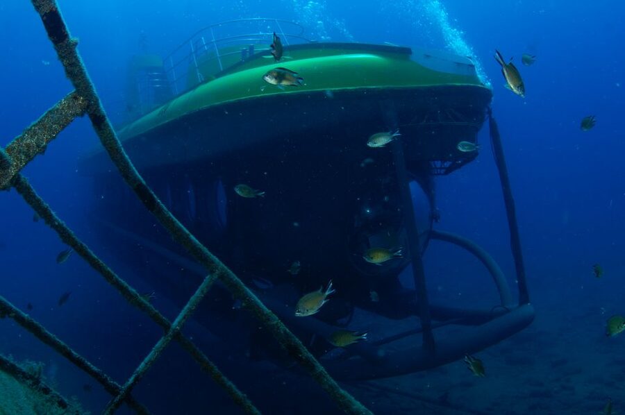 Puerto de Mogán: Submarine Tour - Reaching the submarine at Puerto de Mogán