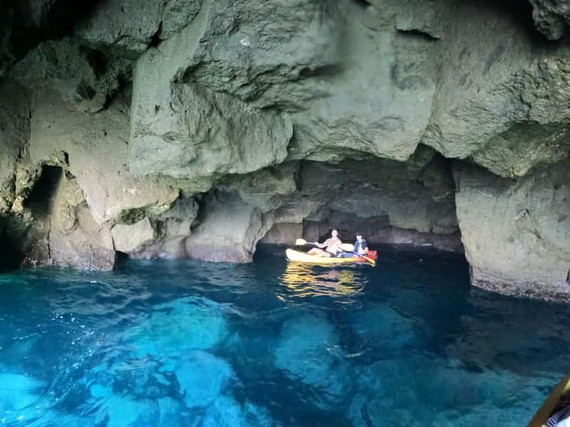 Puerto Mogán: Guided Adventure Kayak Tour in Caves & Snorkel - First-time kayakers need not panic