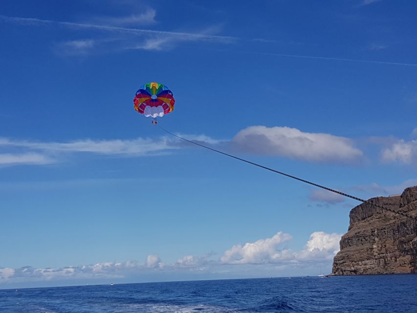Puerto Rico de Gran Canaria : Parasailing - Takeoff, height, and the view