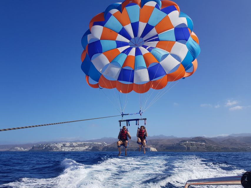Puerto Rico de Gran Canaria : Parasailing - Why the 10 to 12 minutes may feel short