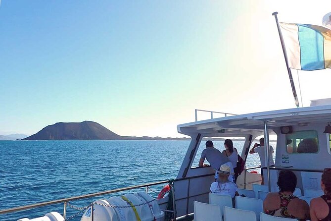 Return Ferry to Lobos Island from Corralejo, Fuerteventura - The ferry ride across the channel