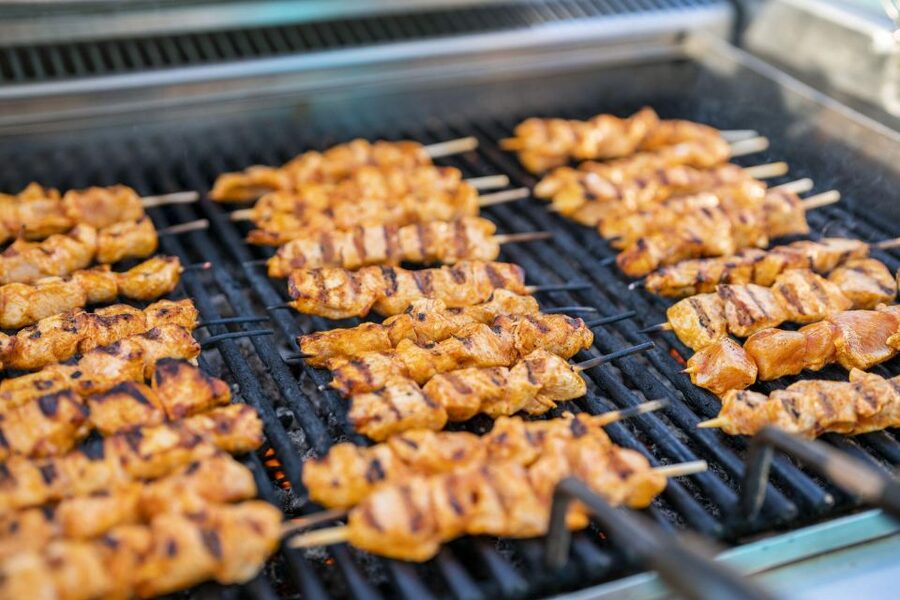 S'Arenal: Sunset Catamaran Cruise with BBQ - BBQ, pasta salad, and local bread