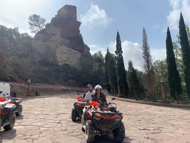 Salou: Off-Road Guided Quad Safari with Hotel Pickup - Dirt tracks, quiet roads, and Red Mountain views