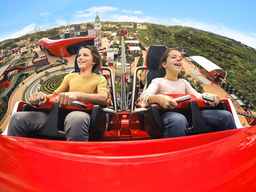 Salou: PortAventura Ferrari Land Admission Ticket - Red Force sets the pace in Salou