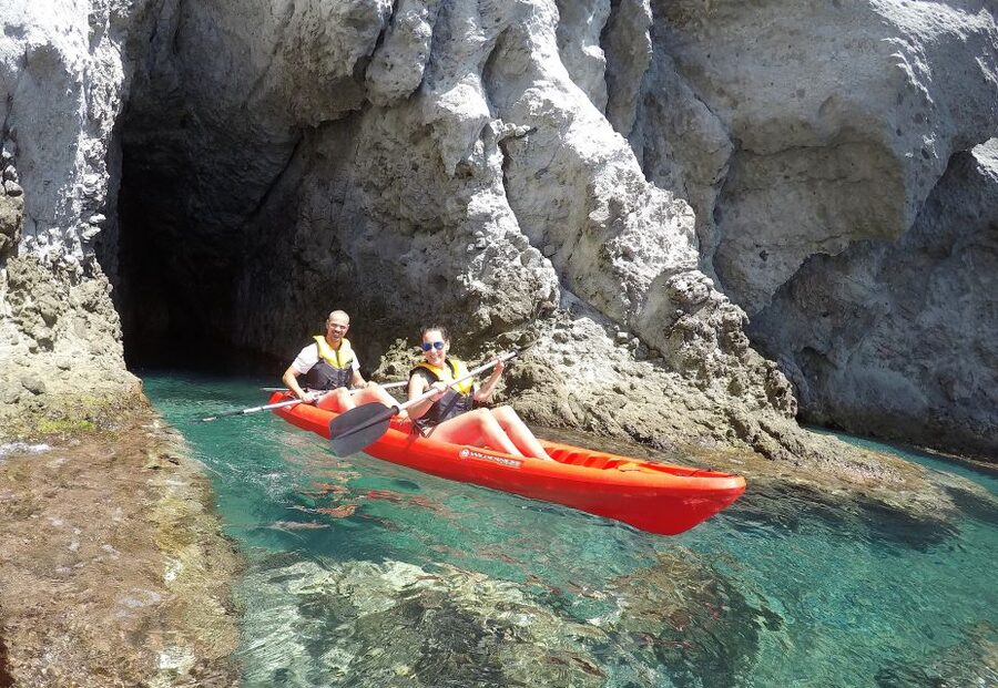 San José: Cabo de Gata Natural Park Kayak and Snorkel Tour - What the $41 price includes