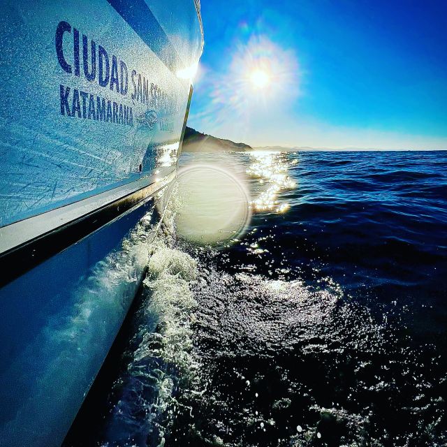 San Sebastian: Sustainable Catamaran Cruise with Audio Guide - The 40-minute route, stop by stop