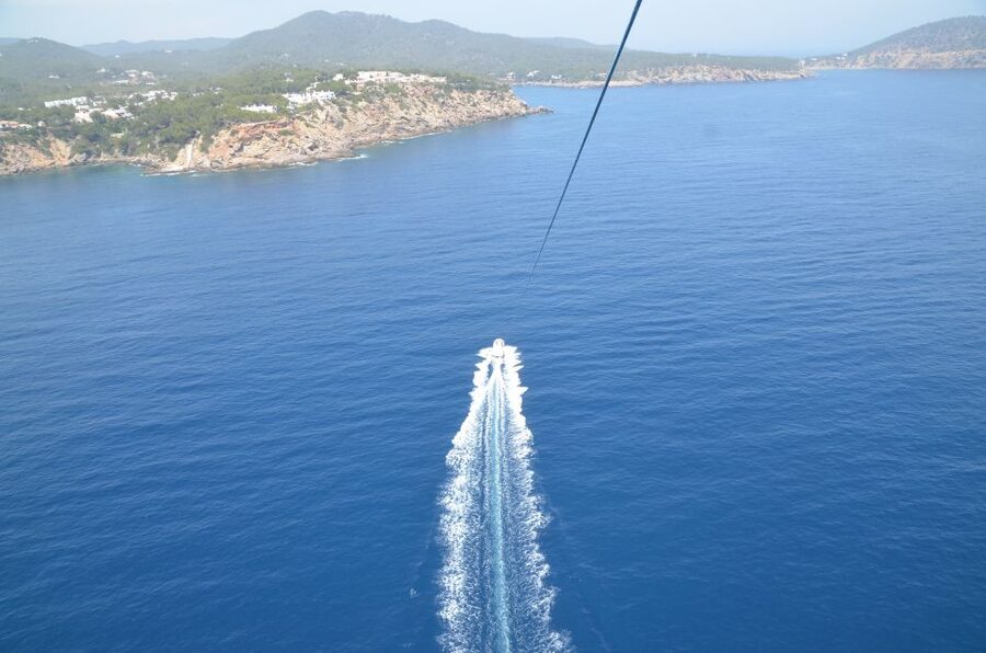 Santa Eulària des Riu: Parasailing Boat Cruise with Drinks - What happens before you leave the deck