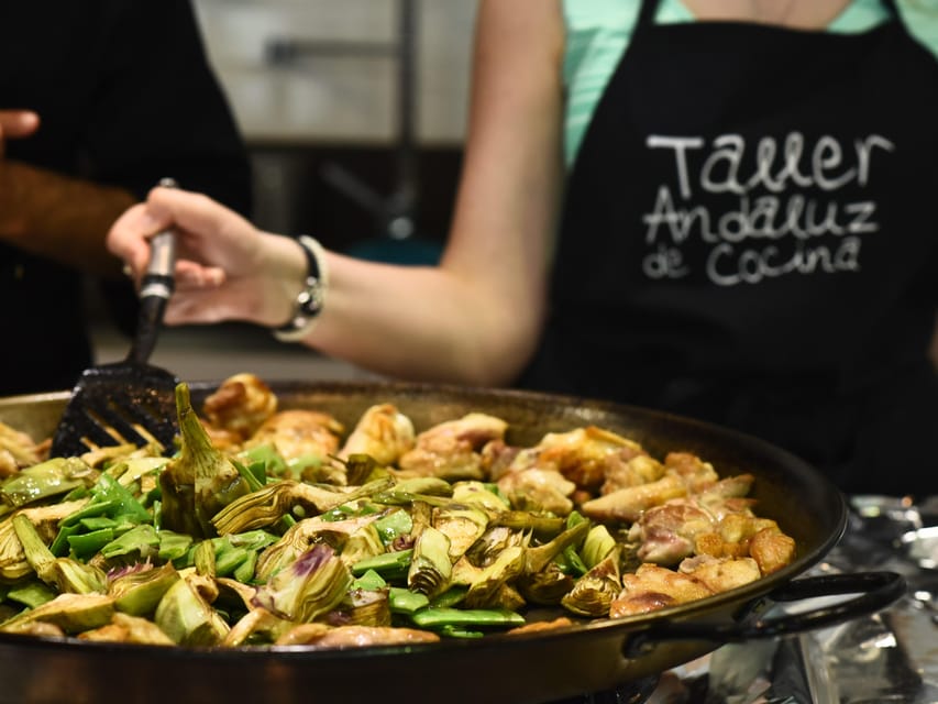 Seville: 3.5-Hour Spanish Cooking Class & Triana Market Tour - What the hands-on class feels like