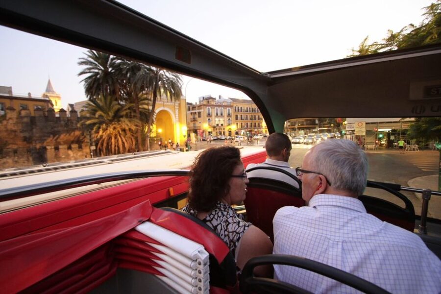 Seville: City Sightseeing Hop-On Hop-Off Bus Tour - Plaza de Cuba and the two faces of Triana