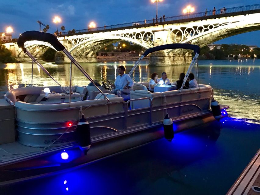 Seville: Exclusive River Boat Tour with Tapas - A quiet hour on Seville’s Guadalquivir