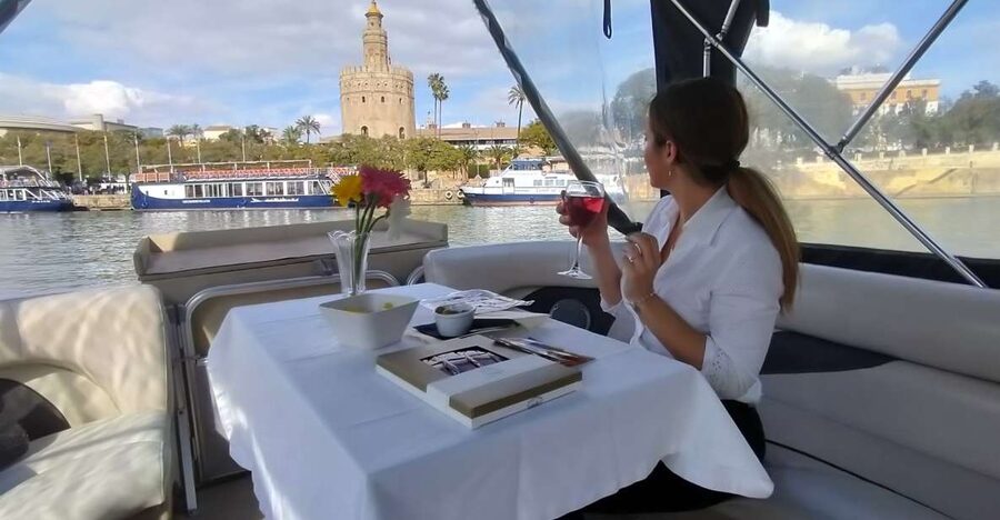Seville: Exclusive River Boat Tour with Tapas - La Cartuja and Seville’s modern side