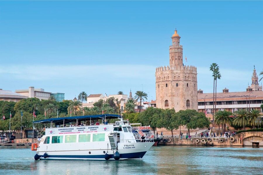 Seville: Guadalquivir Boat Tour with Optional Lunch/Dinner - What you see from the Guadalquivir
