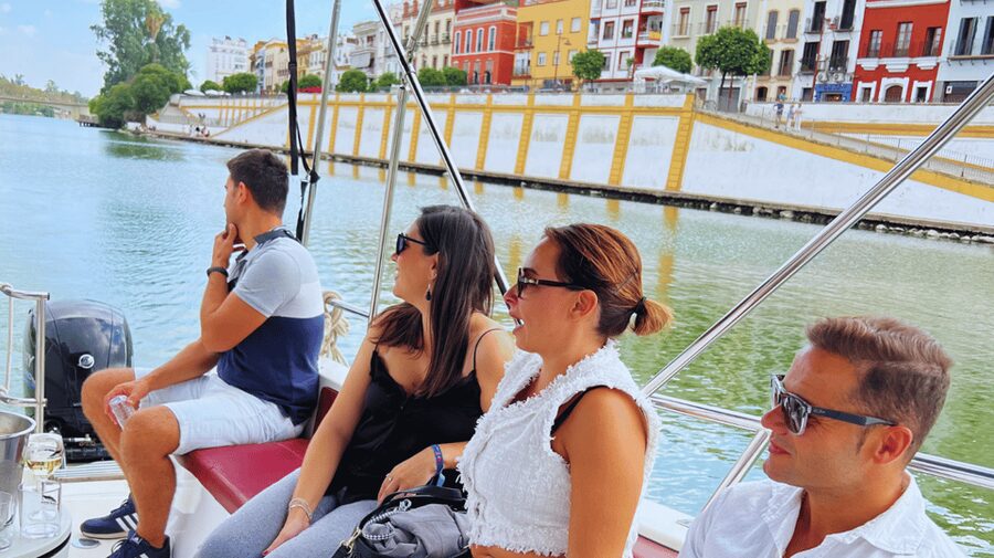 Seville: Guadalquivir River Boat Tour - Calle Betis and the view toward Triana