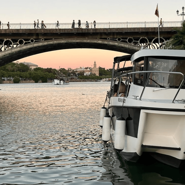 Seville: Guadalquivir River Boat Tour - Boarding at Puente de San Telmo