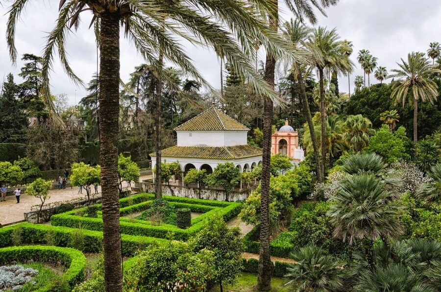 Seville: Small-Group Alcázar Guided Tour & Entry Ticket - Entering through the Justice Room and Palace of Plaster