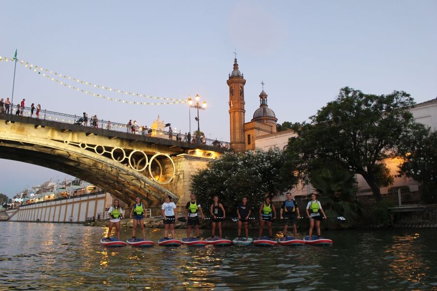 Seville: Sunset and Evening Paddle Boarding Tour - From Calle Betis to the first river views