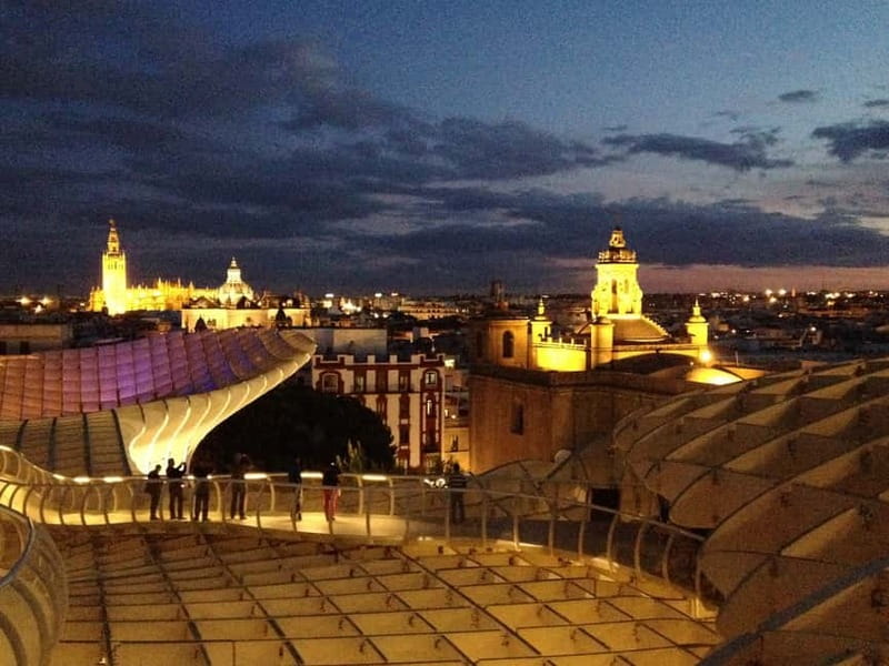 Seville: Sunset Roof Top Walking Tour - Plaza Nueva and City Hall: a clear starting point