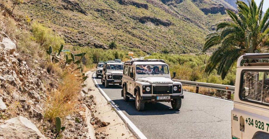 South Gran Canaria: Off-Road Valleys & Villages Jeep Tour - Salobre to Chira Reservoir: the mountain road begins