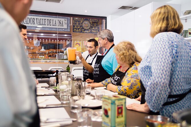 Spanish Cooking Class and Dinner in Seville - Sangria, dinner, and a relaxed group table