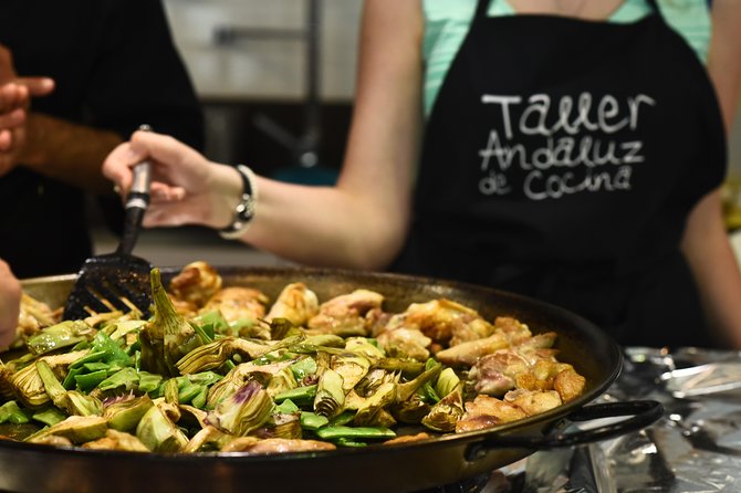 Spanish Cooking Class & Triana Market Tour in Sevilla - What you cook: four tastes of Andalusia and Spain