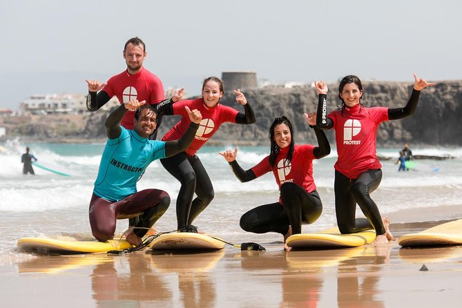 Surf Class at Corralejo - Starting at Protest Surfcenter in Corralejo