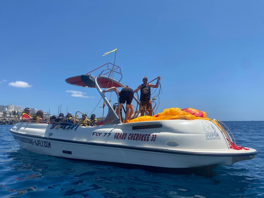 Tenerife Costa Adeje Parasailing - Flying above Costa Adeje’s beaches