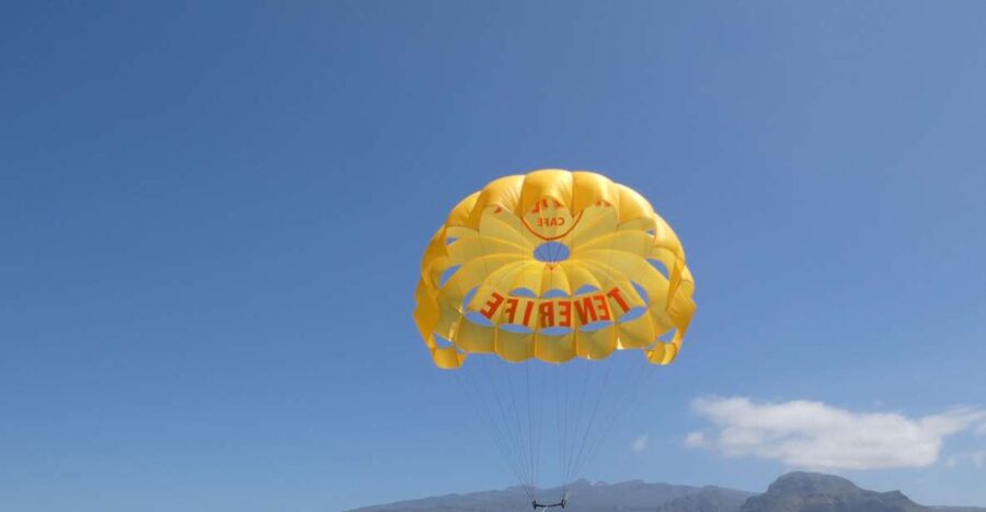 Tenerife Costa Adeje Parasailing - Photos, music, and the social side