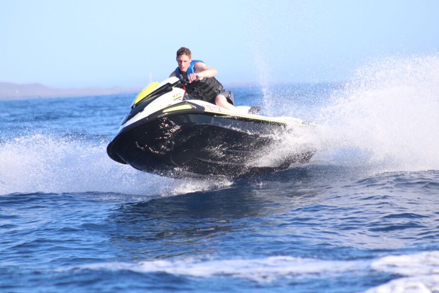 Tenerife: Jet Ski Guided Tour with Optional Photo Service - The swimming stop breaks up the ride