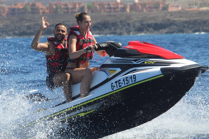 Tenerife : Jet Ski Tour with option for Quad Trip - Jet skiing off Marina San Miguel