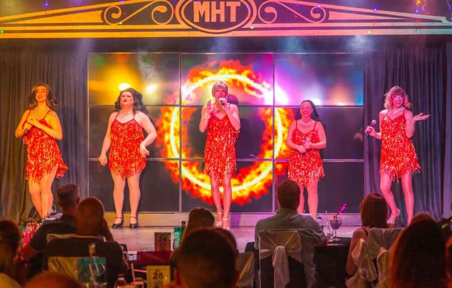 Tenerife: MHT - Music Hall Tavern Comedy Drag Dinner Show - How MHT compares with an ordinary holiday dinner