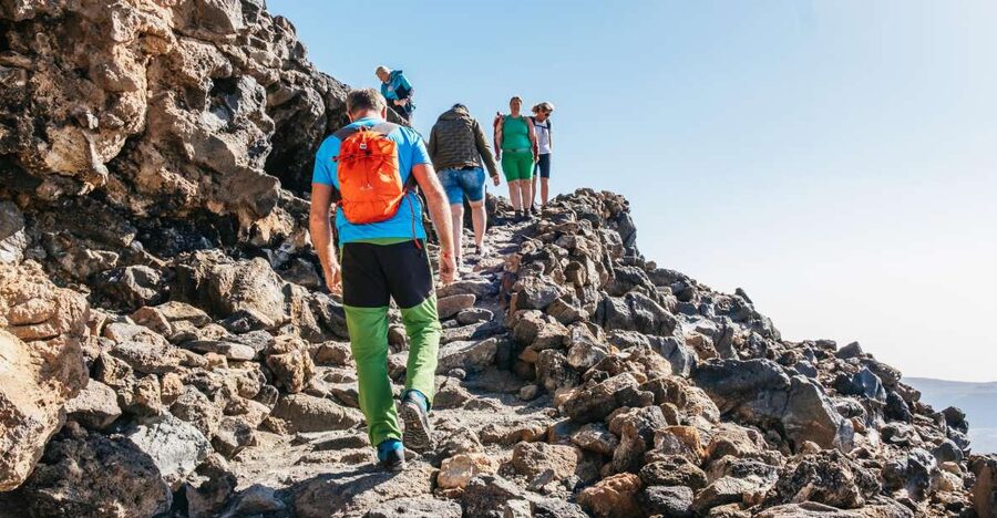 Tenerife: Mount Teide Summit Hiking Adventure with Cable Car - The ride up through Teide National Park