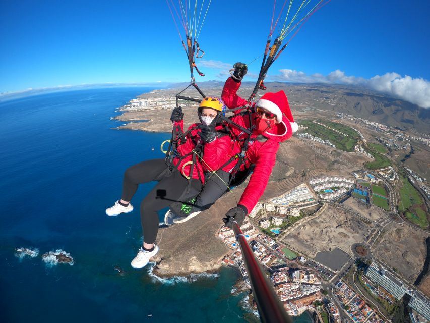 Tenerife: Paragliding with National Champion Paraglider - The Costa Adeje briefing and launch