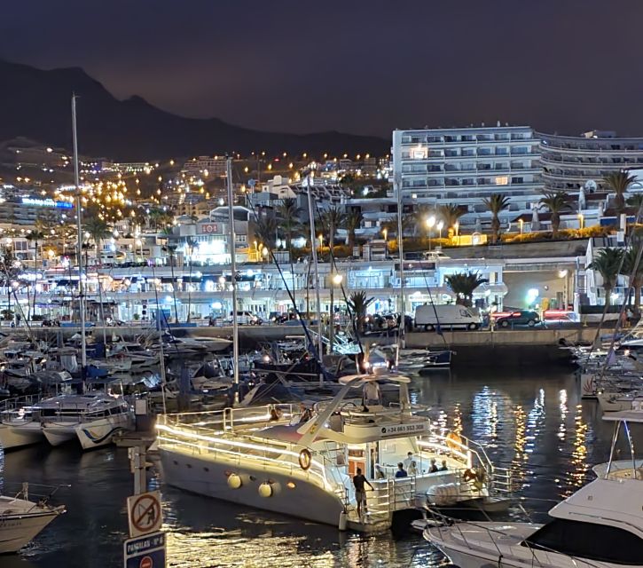 Tenerife: Sunset Catamaran Tour with Transfer, Buff & Drinks - The possible swim stop