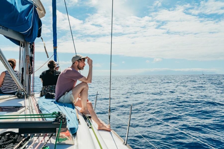 Tenerife: Whale & Dolphin Watching with Drinks and Snacks - Food, drinks, and the yacht atmosphere